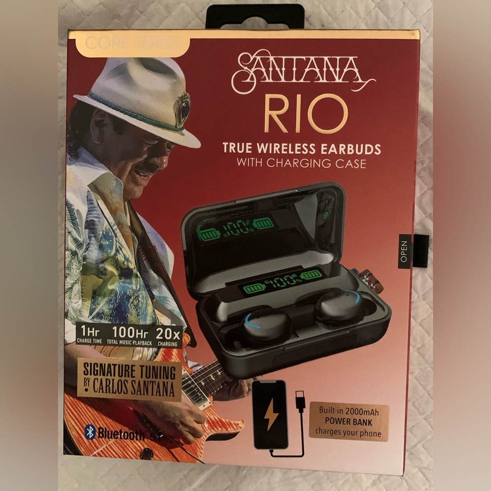 🔥🆕 Wireless Earbuds - Carlos Santana